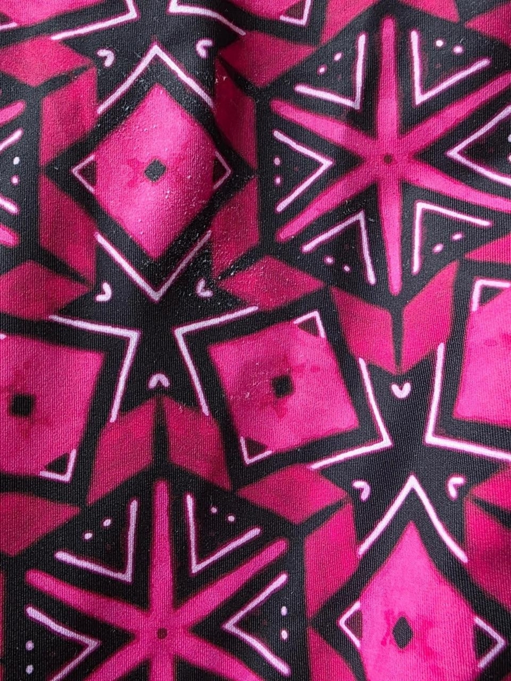 Sassy Jones Pink & Black Geo-Print Track Jacket and Joggers - Picture 4 of 4